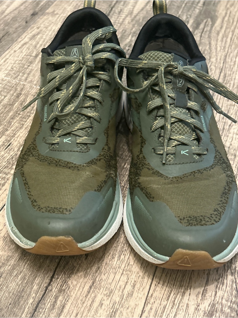 KEEN Women's Leiki Waterproof Hiking Shoes Green Size 9.5 - Picture 4 of 9